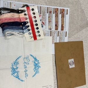 NWT 8inch Name ‘Clara’DIY embroidery kit